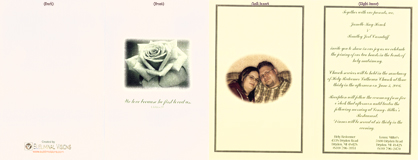 Janelle & Brad Wedding Invitation